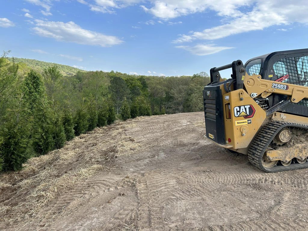 Skid Steer land clearing project - hendersonville, nc